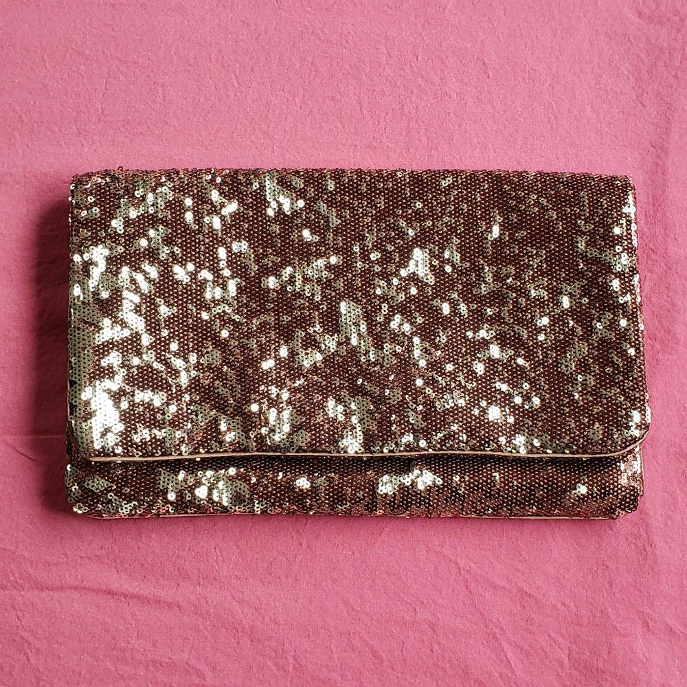BCBGMaxAzria Sequin Purse  NEW